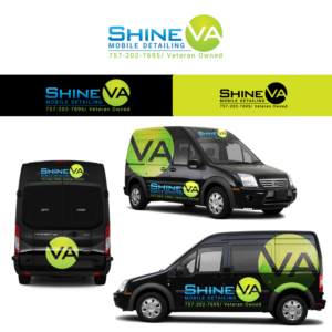 ShineVA Mobile Detailing /757-202-7695/ Veteran Owned   | Logo Design by Maxo-Biz