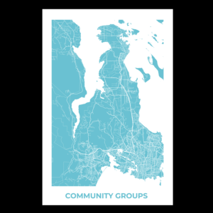 Poster - Map of Victoria - Community Groups | Diseño de Póster por Logo Blox