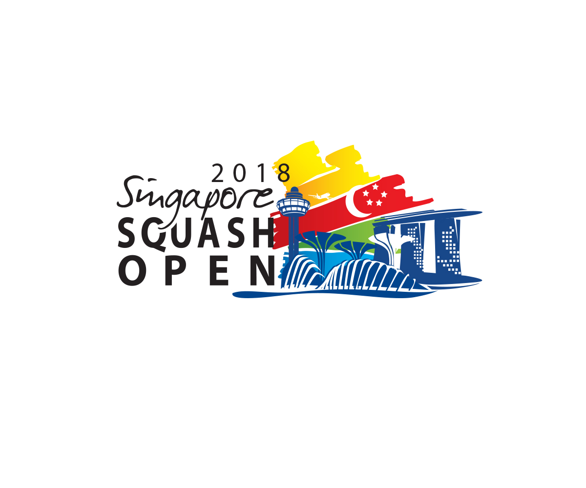 Singapore Squash Open Tournament Logo by Gayan