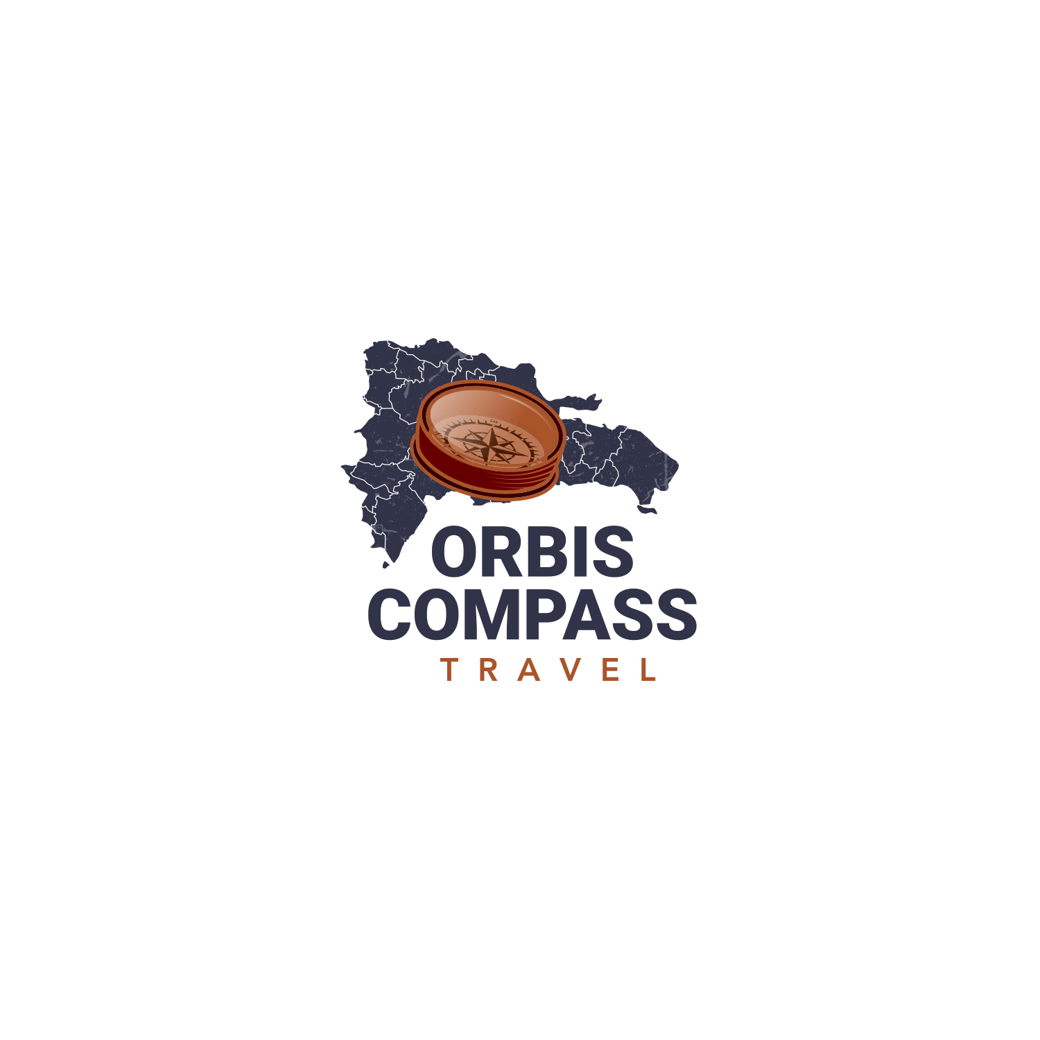 Logo Design by Felipe Moura for Orbis Compass Travel | Design #19479799