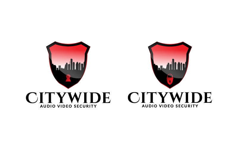 Logo Design by ilovedesign1 for Citywide Audio Video Security | Design #19477923