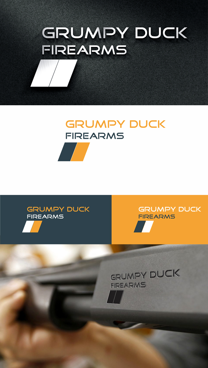 Logo Design by uk for Grumpy Duck Firearms, LLC | Design #19477739