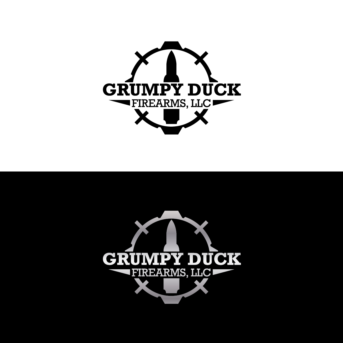 Logo Design by Creative Pixel Boxes for Grumpy Duck Firearms, LLC | Design #19485461