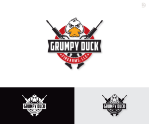 Logo Design by D_Mantra for Grumpy Duck Firearms, LLC | Design #19473944