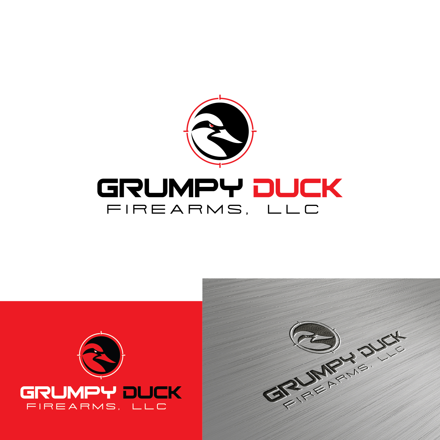 Logo Design by Maxo-Biz for Grumpy Duck Firearms, LLC | Design #19475420