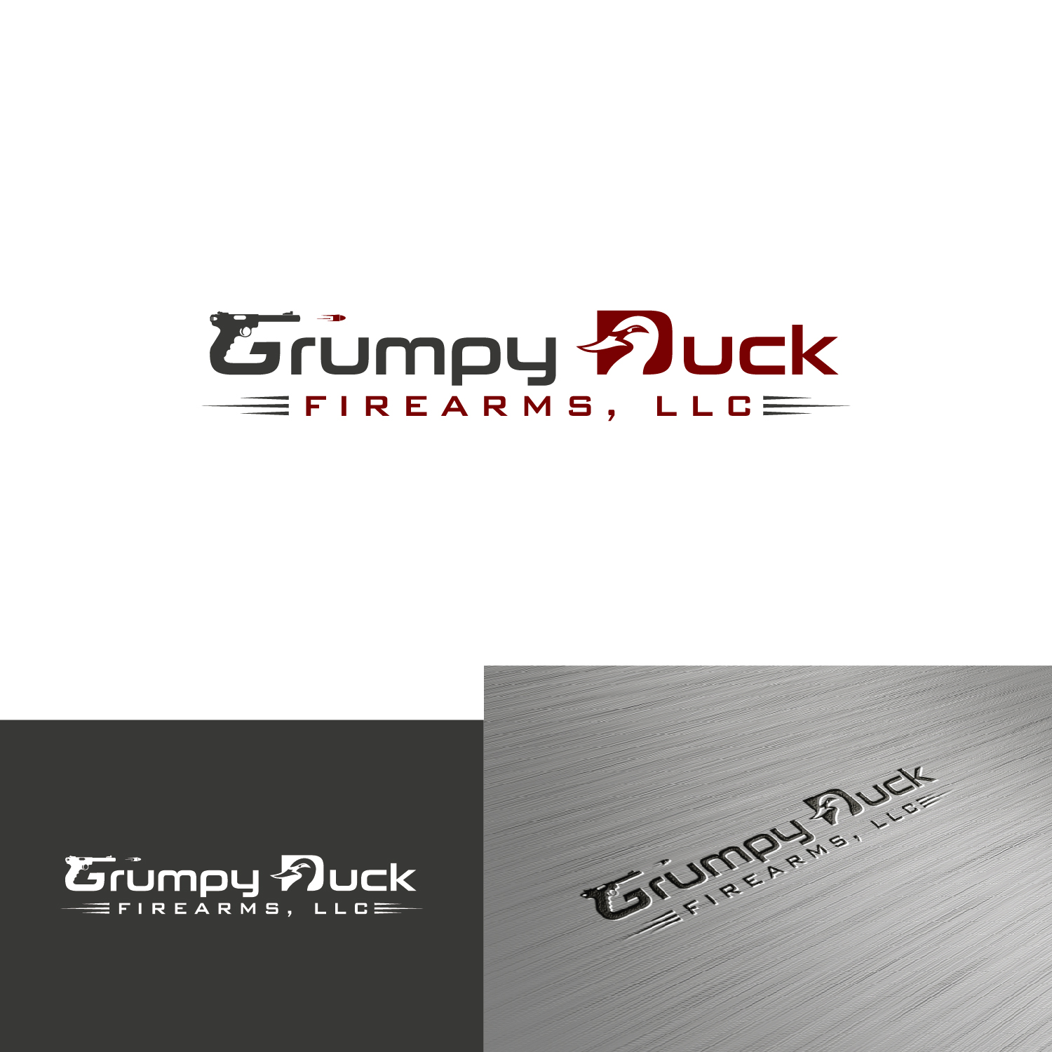 Logo Design by Maxo-Biz for Grumpy Duck Firearms, LLC | Design #19475421