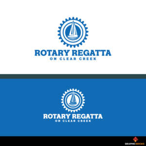 Rotary Regatta on Clear Creek | Logo Design by Graphic Bricks