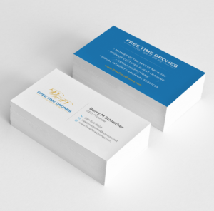 Business Card Design by Tilt for Free Time Drones | Design: #19474773