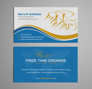 Diseño de Tarjeta de Presentación por Tilt para Free Time Drones | Diseño: #19534033