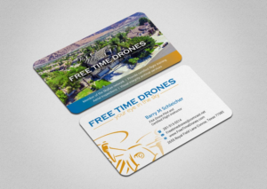 Business Card Design by INDIAN_Ashok for Free Time Drones | Design: #19475843