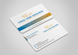 Business Card Design by INDIAN_Ashok for Free Time Drones | Design: #19475851