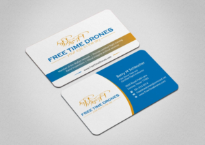 Business Card Design by INDIAN_Ashok for Free Time Drones | Design: #19475863