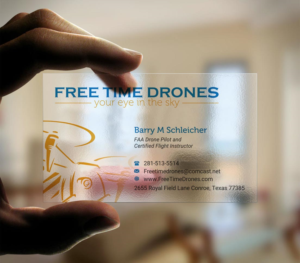 Business Card Design by INDIAN_Ashok for Free Time Drones | Design: #19475941