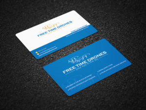Business Card Design by Pointless Pixels India for Free Time Drones | Design: #19475217