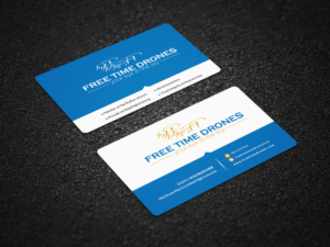 Design de Carte de Visite par Pointless Pixels India pour Free Time Drones | Design #19475398