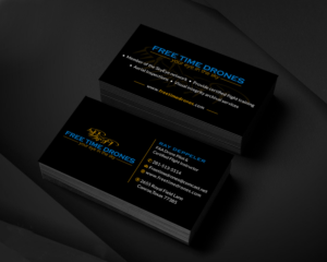 Business Card Design by Infinitive Technology for Free Time Drones | Design: #19476092