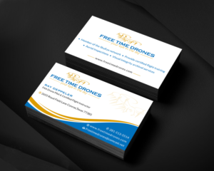 Business Card Design by Infinitive Technology for Free Time Drones | Design: #19476112
