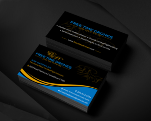 Business Card Design by Infinitive Technology for Free Time Drones | Design: #19476117