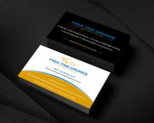 Business Card Design by Infinitive Technology for Free Time Drones | Design: #19476461