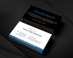 Business Card Design by Infinitive Technology for Free Time Drones | Design: #19482745