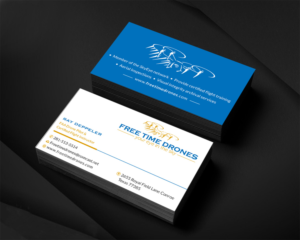 Business Card Design by Infinitive Technology for Free Time Drones | Design: #19482756