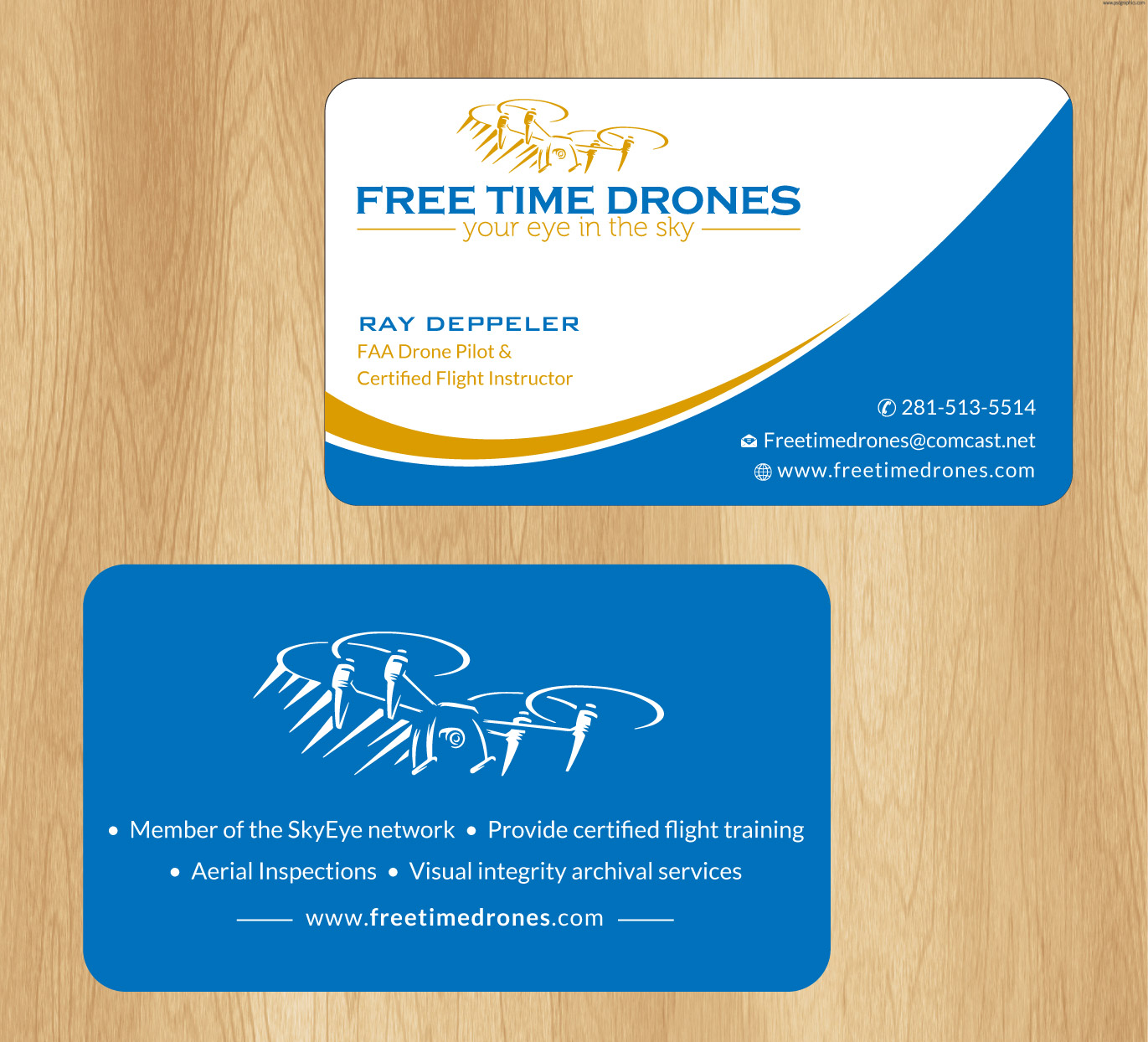 Design de Carte de Visite par Infinitive Technology pour Free Time Drones | Design #19482779
