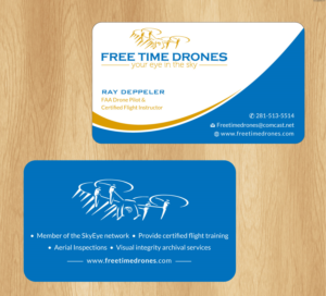 Design de Carte de Visite par Infinitive Technology pour Free Time Drones | Design : #19482779