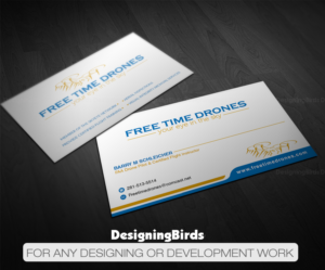 Business Card Design by Designing Birds for Free Time Drones | Design: #19475762