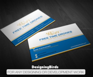 Business Card Design by Designing Birds for Free Time Drones | Design: #19475763