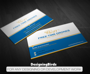 Business Card Design by Designing Birds for Free Time Drones | Design: #19475766