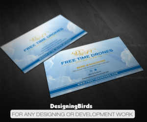 Business Card Design by Designing Birds for Free Time Drones | Design: #19477049