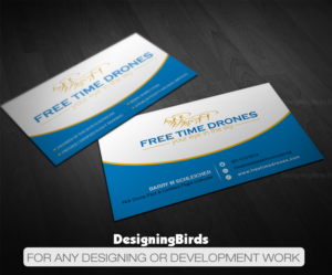 Business Card Design by Designing Birds for Free Time Drones | Design: #19477444