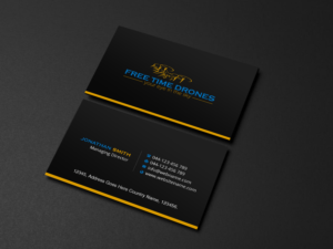 Business Card Design by Creations Box 2015 for Free Time Drones | Design: #19479760