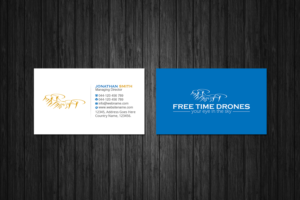 Business Card Design by Creations Box 2015 for Free Time Drones | Design: #19479780