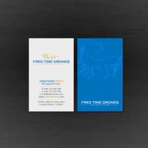 Business Card Design by Creations Box 2015 for Free Time Drones | Design: #19479781