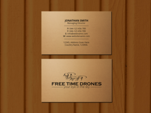 Business Card Design by Creations Box 2015 for Free Time Drones | Design: #19479784