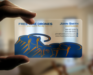 Diseño de Tarjeta de Presentación por chandrayaan.creative para Free Time Drones | Diseño: #19485725