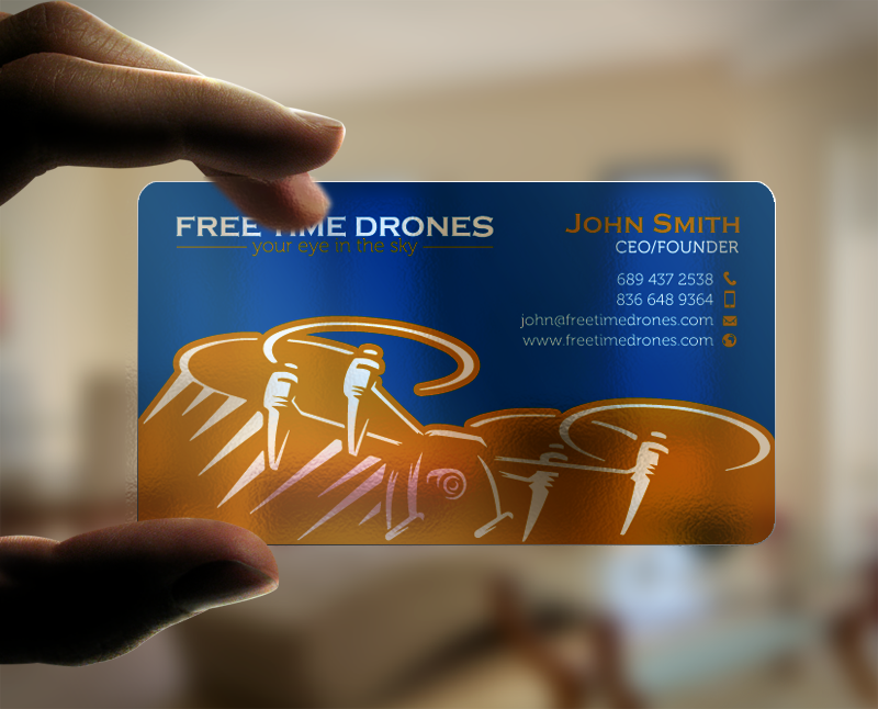 Business Card Design by chandrayaan.creative for Free Time Drones | Design #19485920
