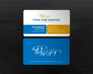Business Card Design by chandrayaan.creative for Free Time Drones | Design: #19485921