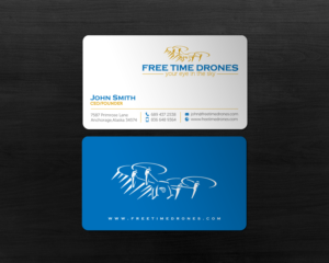 Business Card Design by chandrayaan.creative for Free Time Drones | Design: #19485924