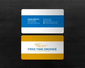 Business Card Design by chandrayaan.creative for Free Time Drones | Design: #19485928