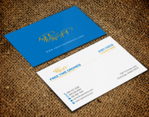 Business Card Design by chandrayaan.creative for Free Time Drones | Design: #19485931