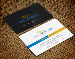 Business Card Design by chandrayaan.creative for Free Time Drones | Design: #19485946