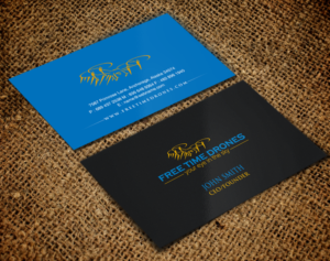 Business Card Design by chandrayaan.creative for Free Time Drones | Design: #19485947