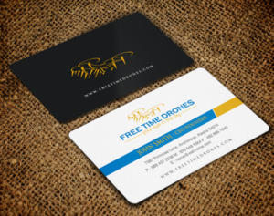 Business Card Design by chandrayaan.creative for Free Time Drones | Design: #19485959
