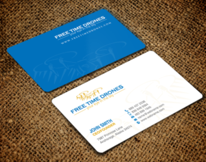 Business Card Design by chandrayaan.creative for Free Time Drones | Design: #19485961