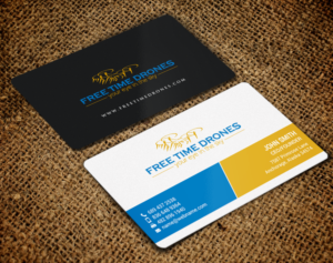 Business Card Design by chandrayaan.creative for Free Time Drones | Design: #19485965