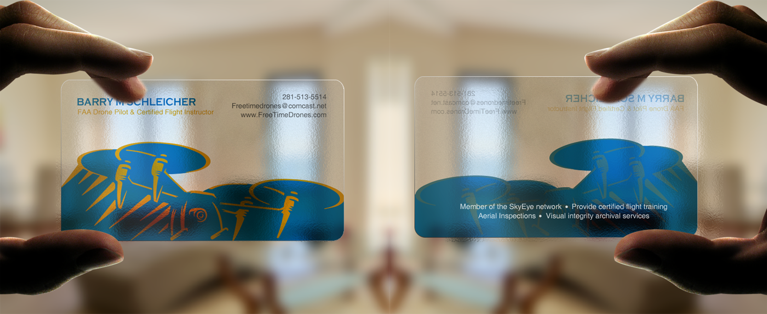 Visitenkarten-Design von chandrayaan.creative für Free Time Drones | Design #19528588