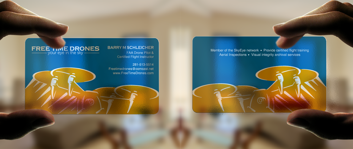 Business Card Design by chandrayaan.creative for Free Time Drones | Design #19529375