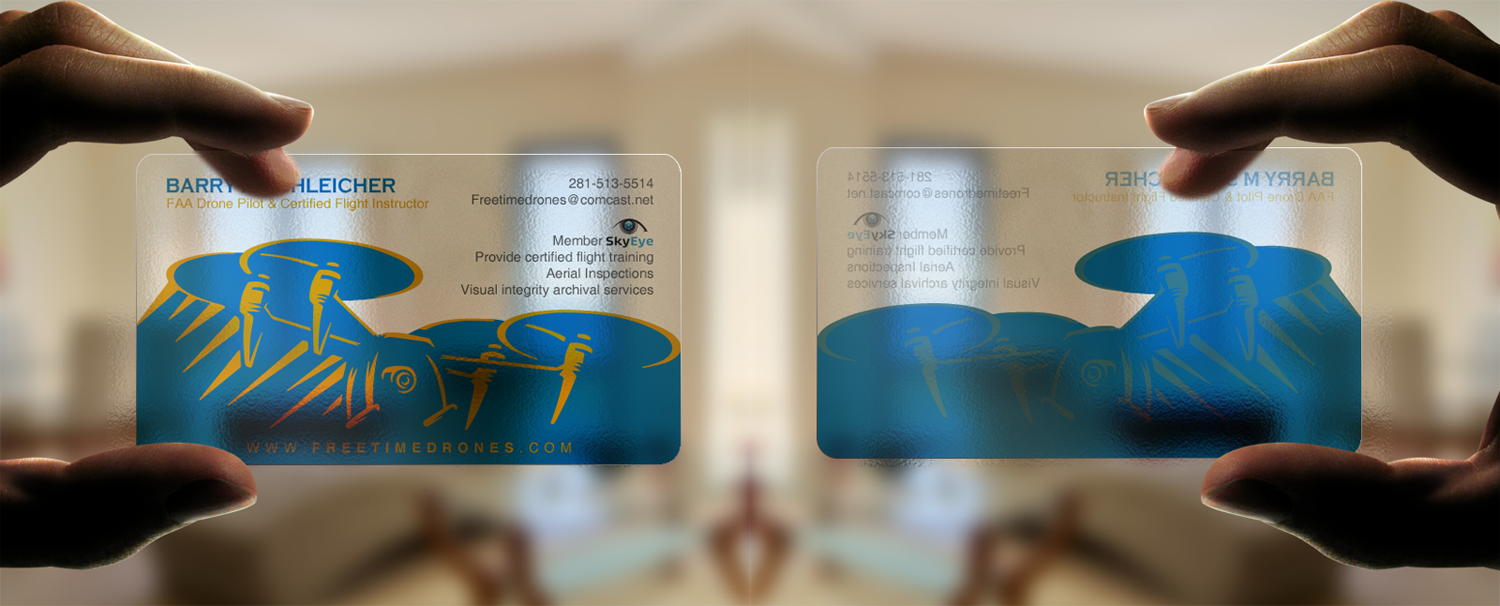 Business Card Design by chandrayaan.creative for Free Time Drones | Design #19659285